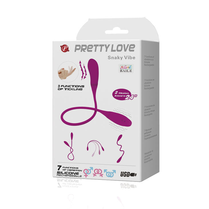 Vibratore flessibile a doppia estremità SMART SNAKY Vibe | Pretty Love