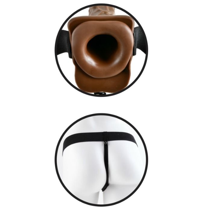 SERIE FETISH FANTASY - SERIE 7 STRAP-ON CAVO CON PALLE