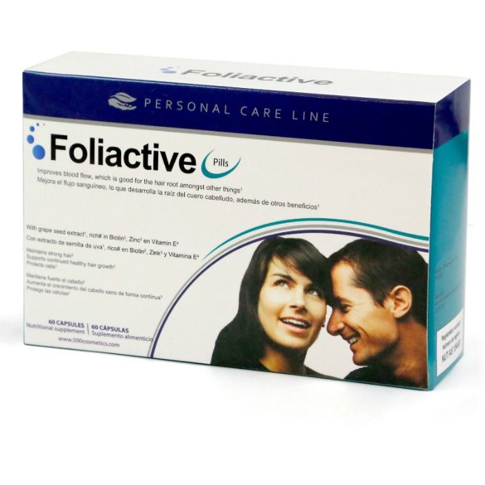 500 COSMETICI - FOLIACTIVE PILLS INTEGRATORE ALIMENTARE PERDITA DEI CAPELLI