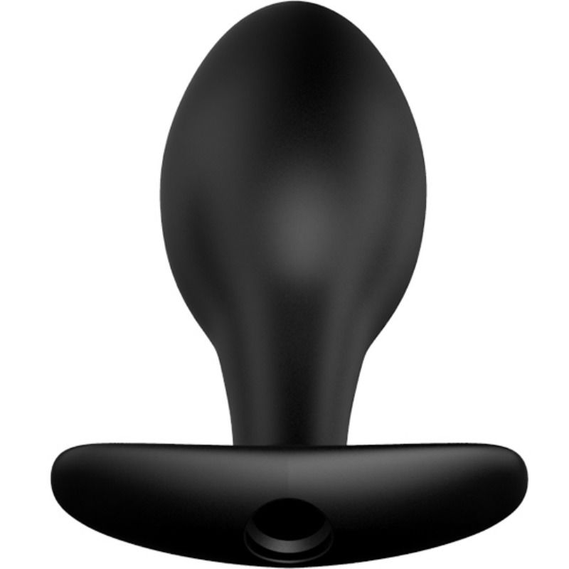 PRETTY LOVE - PLUG ANALE IN SILICONE CON ANCORA E 12 MODALITÀ DI VIBRAZIONE NERO