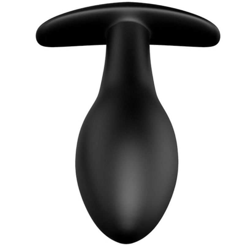 PRETTY LOVE - PLUG ANALE IN SILICONE CON ANCORA E 12 MODALITÀ DI VIBRAZIONE NERO