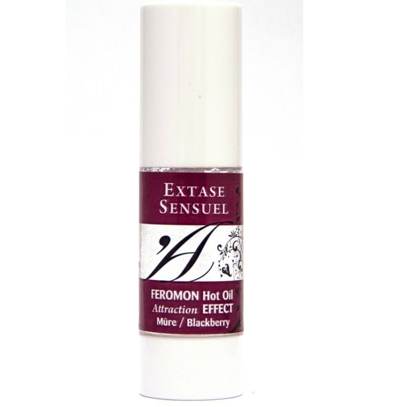 EXTASE SENSUAL - OLIO DA MASSAGGIO EFFETTO RISCALDANTE CON FEROMONI DI MORA 30 ML