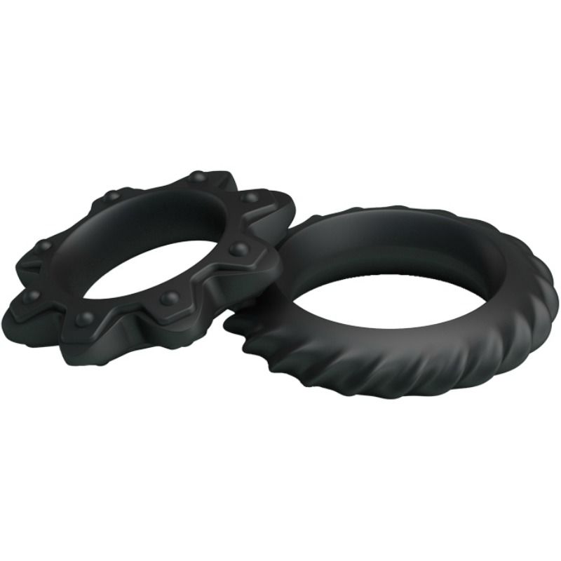 BAILE - KIT 2 ANELLI IN SILICONE FIORITI