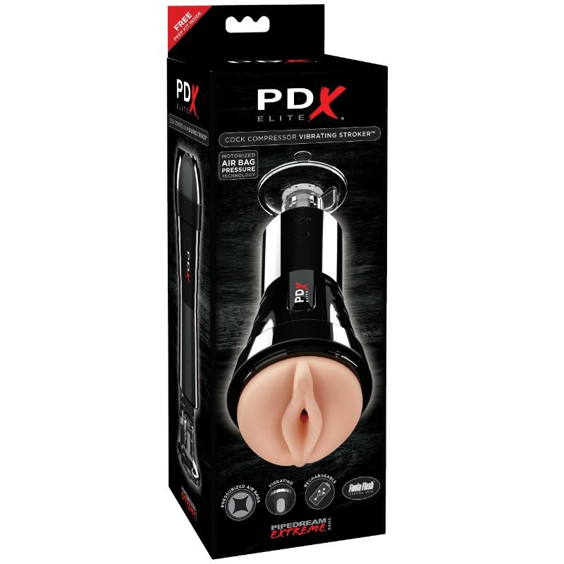 Compressore vibrante per pene PDX Elite | Compressione e aspirazione airbag