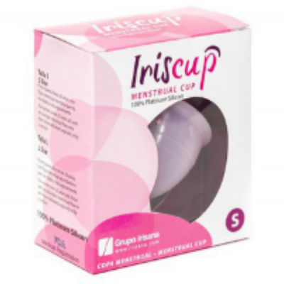Coppetta mestruale piccola (S) rosa + sacchetto sterilizzatore | IrisCup