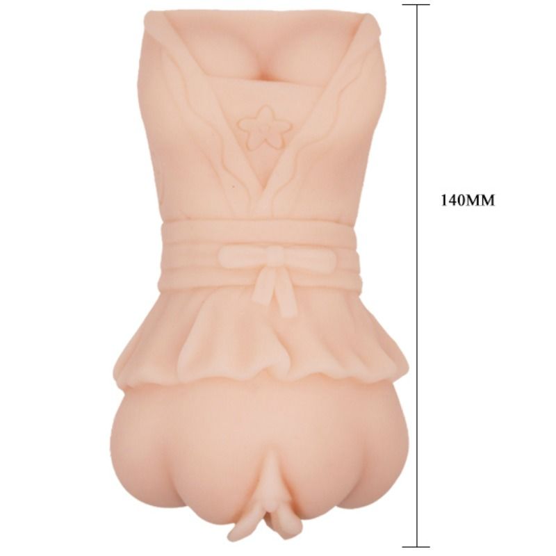CRAZY BULL - MASTURBADOR VAGINALE CON PELLE D'ACQUA E PROIETTILI VIBRANTI
