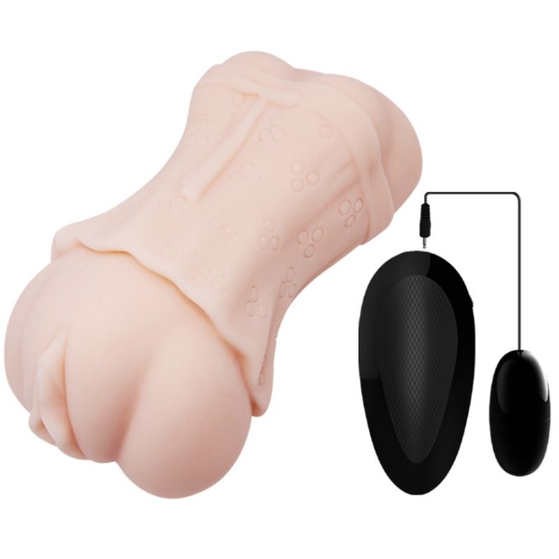 Masturbatore vaginale Crazy Bull Waterskin con proiettile vibrante