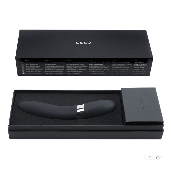 Vibratore ricaricabile Elise 2 a doppio motore, nero | 22 cm x 4,5 cm | LELO