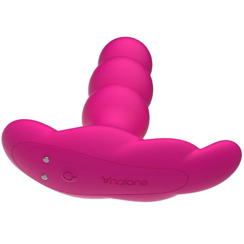 NALONE - VIBRATORE ANALE PERLA TELECOMANDO NERO
