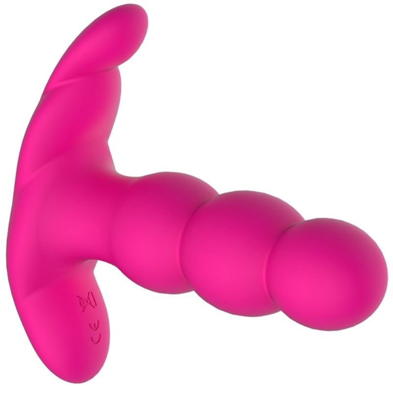 NALONE - VIBRATORE ANALE PERLA TELECOMANDO NERO