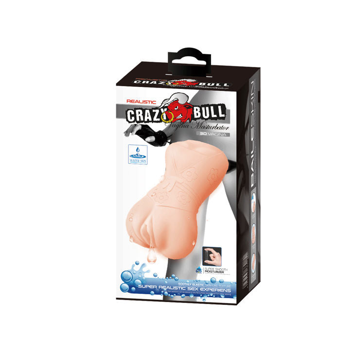 CRAZY BULL - MASTURBADOR VAGINA MODELLO 4 CON PELLE D'ACQUA