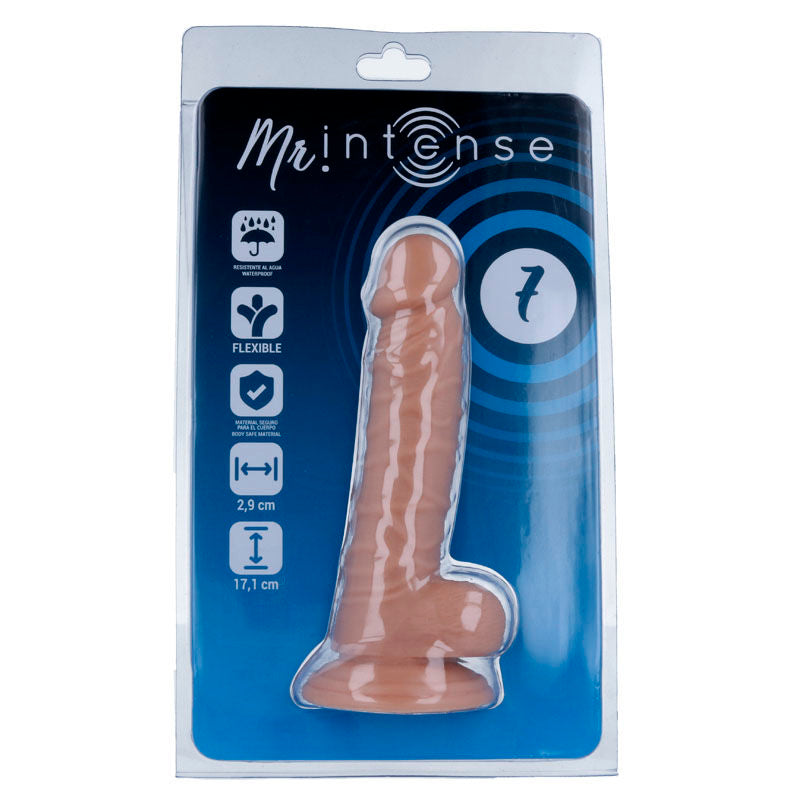 Dildo realistico 17,1 cm x 2,9 cm – Ventosa – MR INTENSE