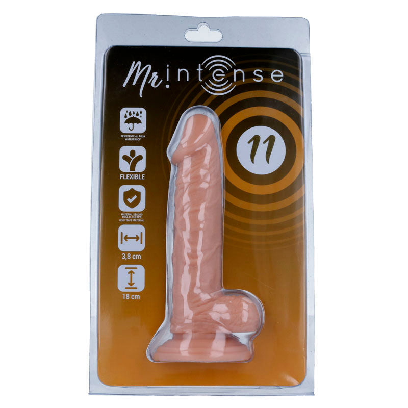 Dildo realistico lunghezza 18 cm diametro 3,8 cm (Ø3,8 cm) con ventosa - MR INTENSE