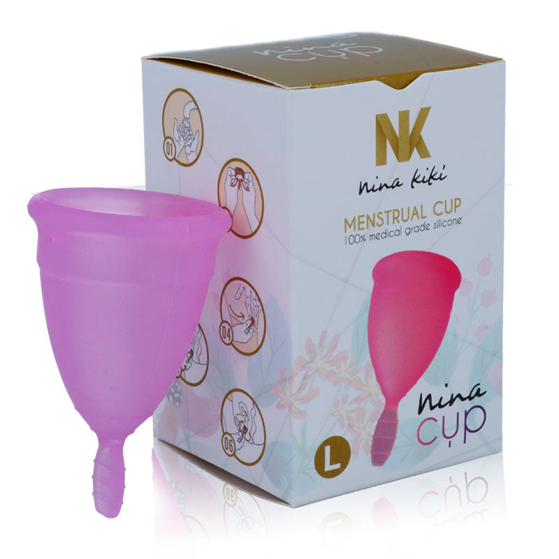 Coppetta mestruale taglia L | Viola | Silicone di grado medico | NINA KIKÍ