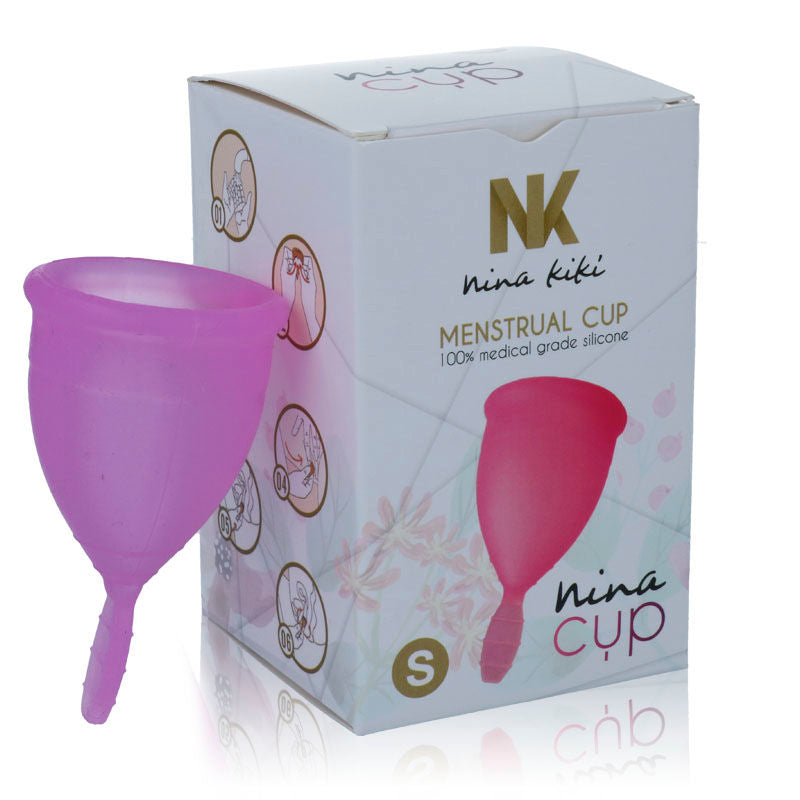Coppetta mestruale viola | Taglia S (40 mm, 15 ml) | NINA KIKÍ