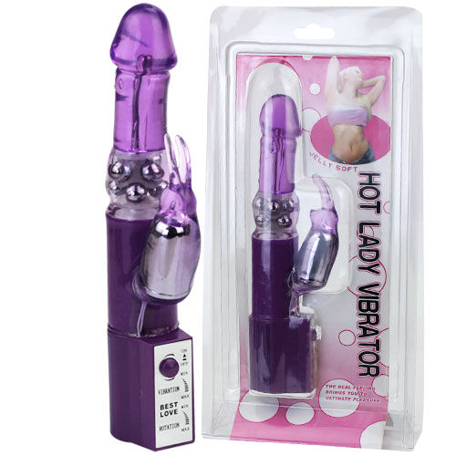 Hot Lady II Rabbit Pearl Rotator – 24 cm × 3,6 cm – BAILE