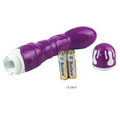 BAILE - Vibratore realistico a 10 velocità in silicone viola