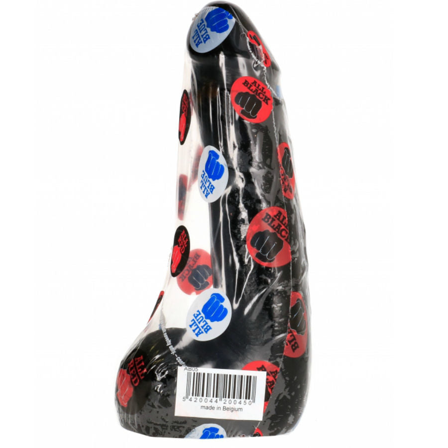 Dildo realistico nero morbido | 20 cm x 4,5 cm | TUTTO NERO