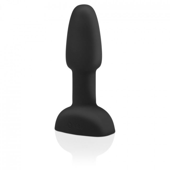 B-VIBE - PLUG ANALE CON TELECOMANDO PER RIMMING, NERO PICCOLO