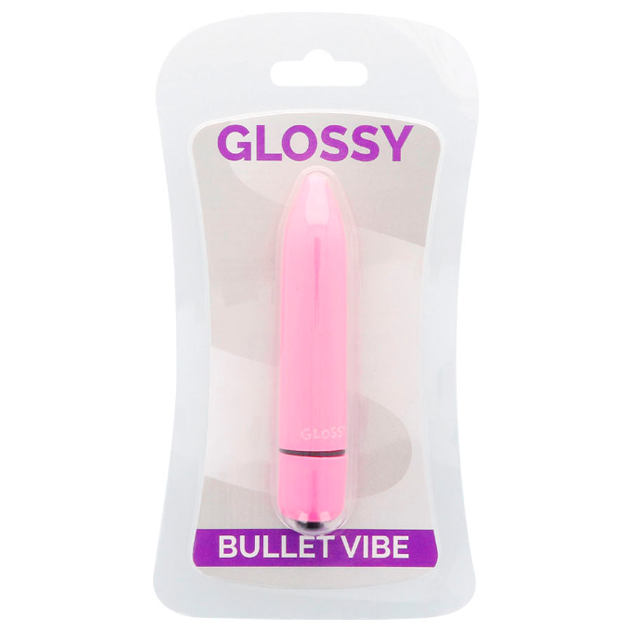 Vibratore sottile lucido rosa intenso – 17.500 giri/min