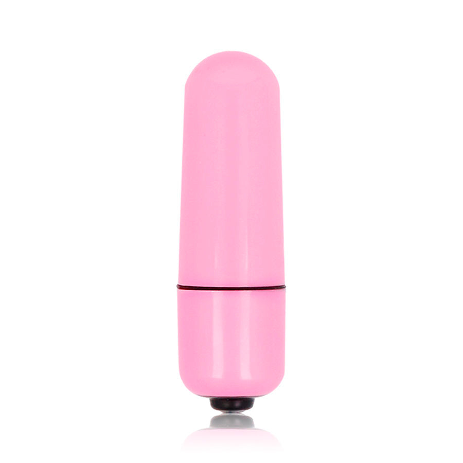 Vibratore a proiettile piccolo lucido rosa intenso – 17.500 giri/min