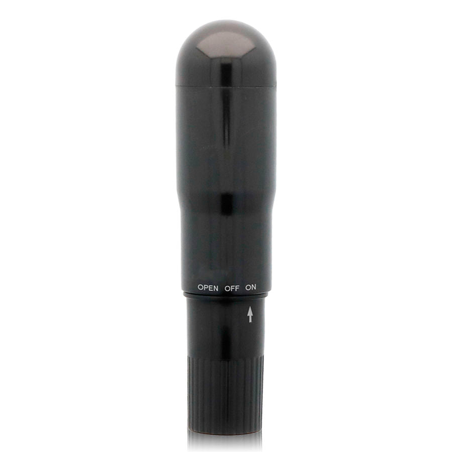 Vibratore tascabile lucido nero – 17.500 giri/min