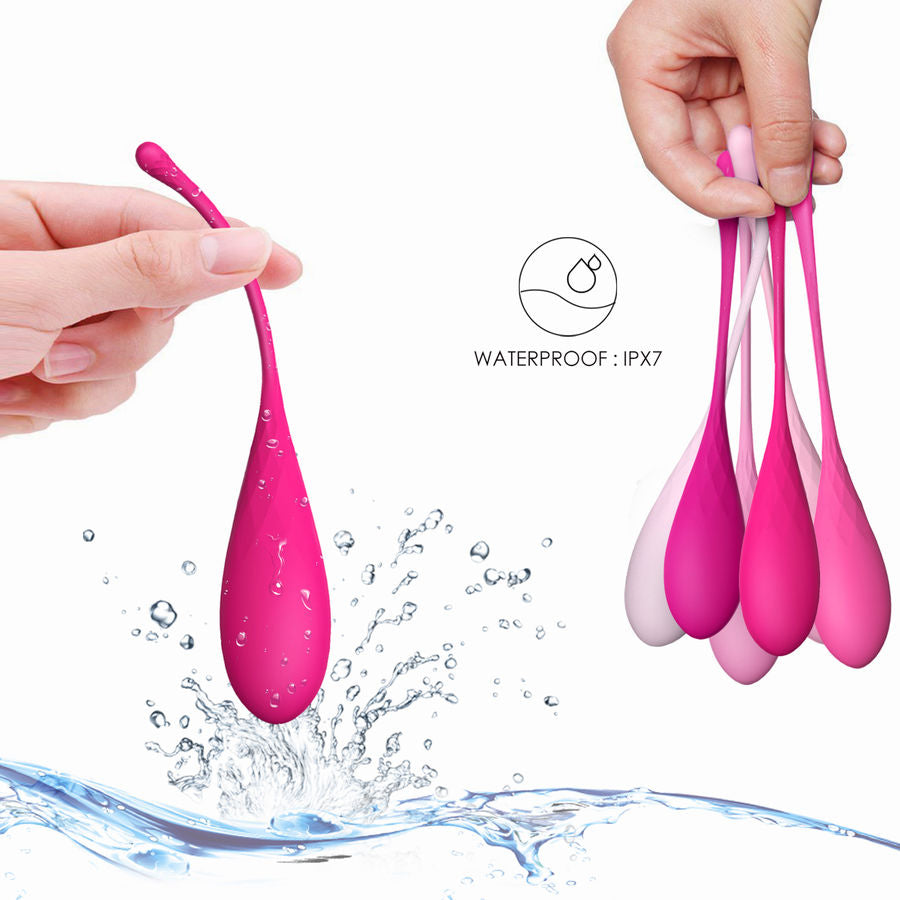 LESLIE - KEGEL FIT SET PER L'ALLENAMENTO DEI MUSCOLI PELVICI 6 PESI