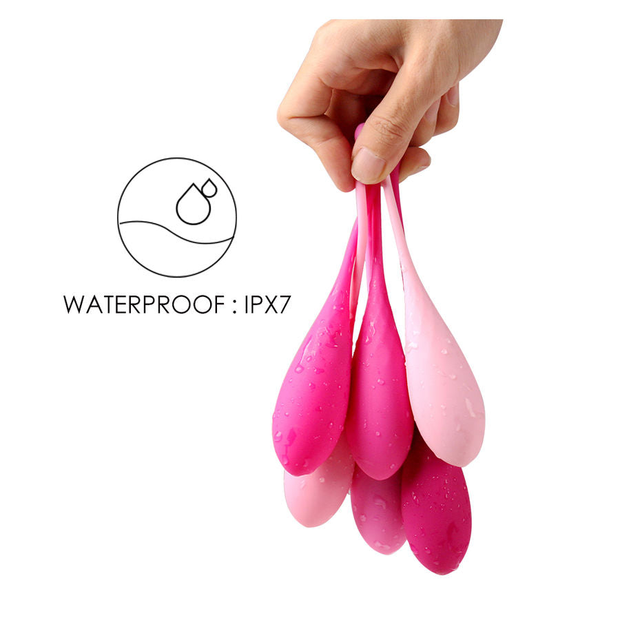 LESLIE - KEGEL FIT SET PER L'ALLENAMENTO DEI MUSCOLI PELVICI 6 PESI