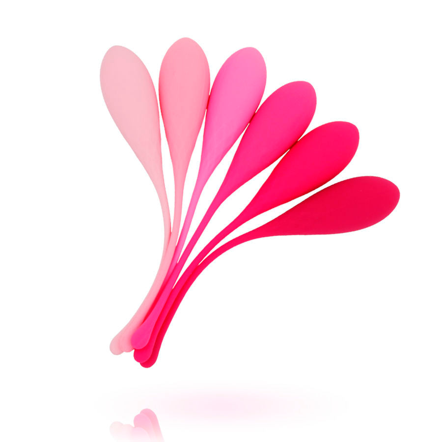 LESLIE - KEGEL FIT SET PER L'ALLENAMENTO DEI MUSCOLI PELVICI 6 PESI