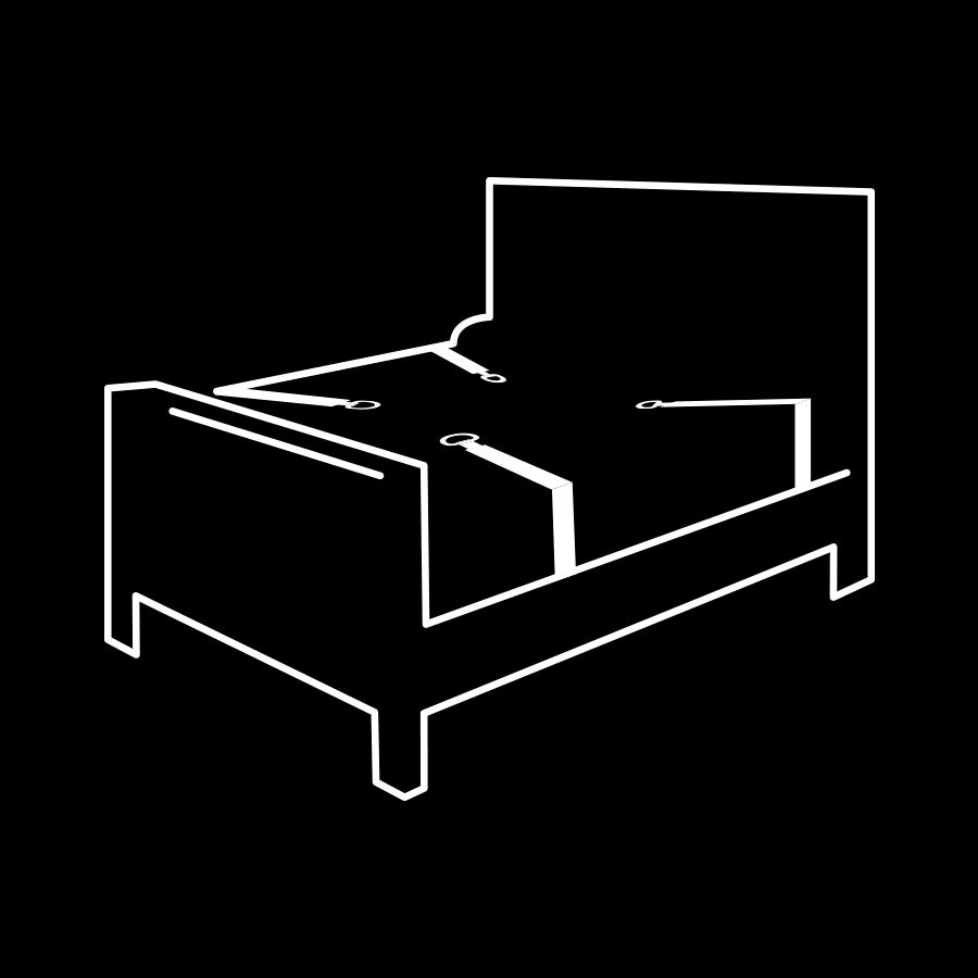 FETISH SUBMISSIVE - SET DI MANETTE E LACCI CON FODERA IN NOPRENE