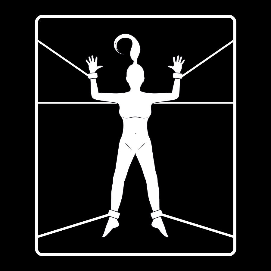 FETISH SUBMISSIVE - SET DI MANETTE E LACCI CON FODERA IN NOPRENE