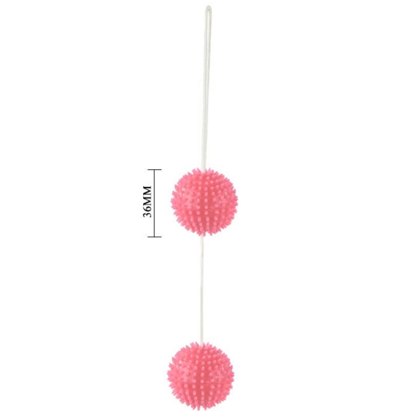 BAILE - PALLINE ROSA TESTURIZZATE PROFONDAMENTE PIACERE 3,6 CM