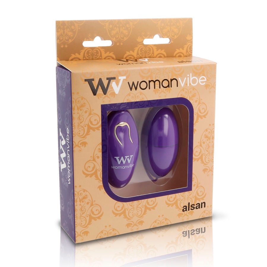 WOMANVIBE - UOVO TELECOMANDO IN SILICONE ALSAN VIOLA