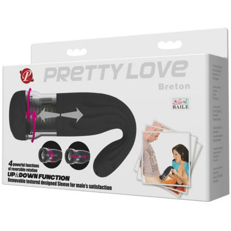 PRETTY LOVE - MASTURBATORE MULTIFUNZIONE BRETON MASCHILE