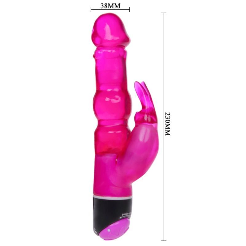 BAILE - VIBRATORE FANTASY WAVES OF PLEASURE CON CONIGLIO LILLA 23 CM