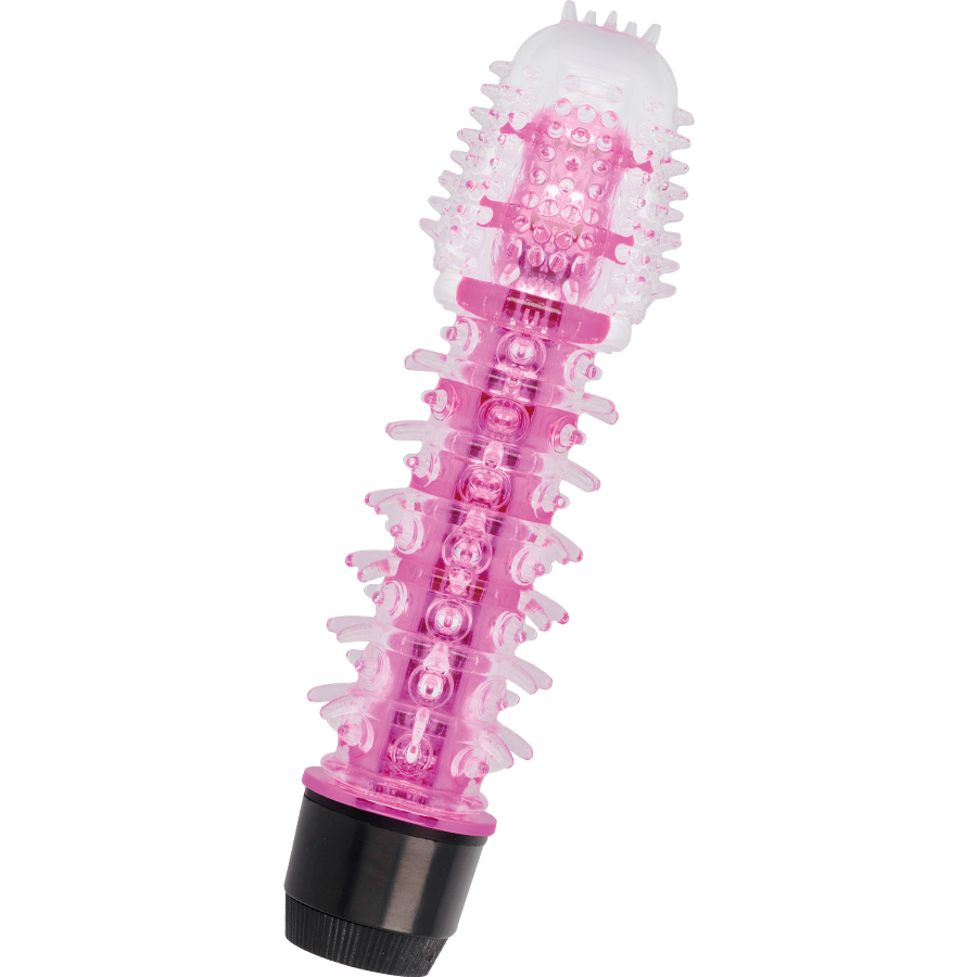 Vibratore Axel Rosa – 14 cm, TPE, Multi-Velocità