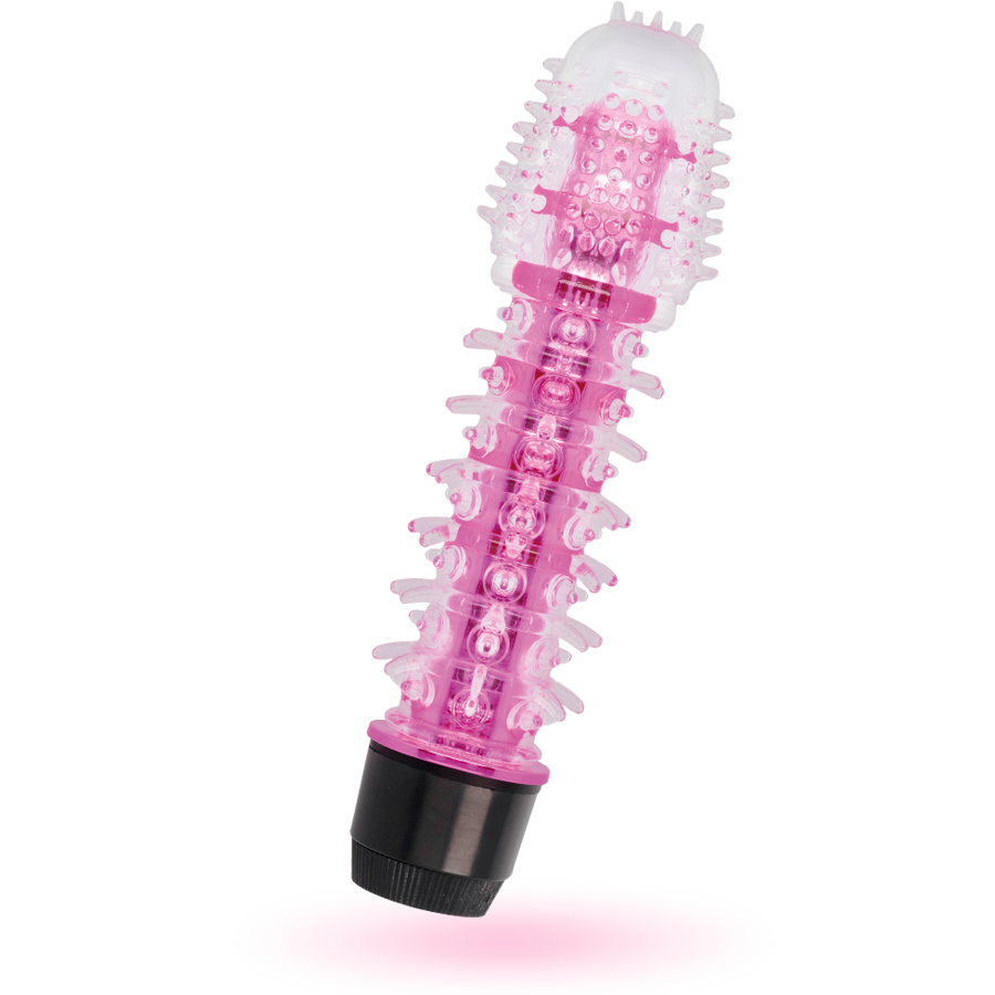 Vibratore Axel Rosa – 14 cm, TPE, Multi-Velocità