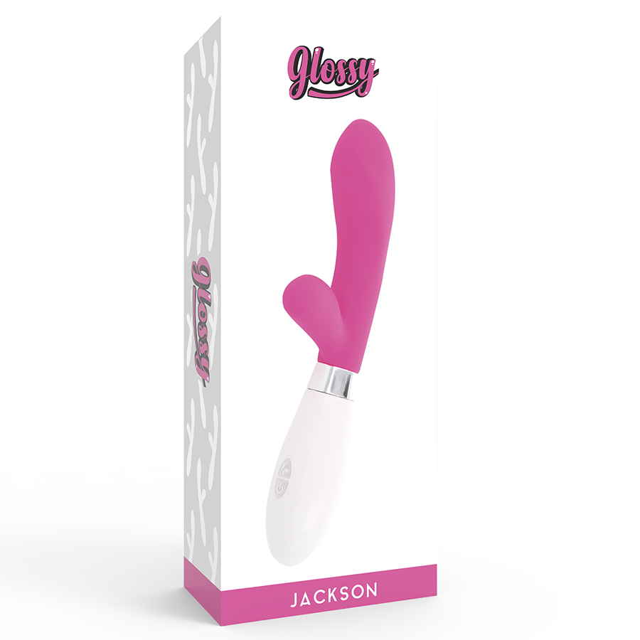 Vibratore Jackson Rabbit Rosa – Doppio Motore da 12 cm, 10 Modalità