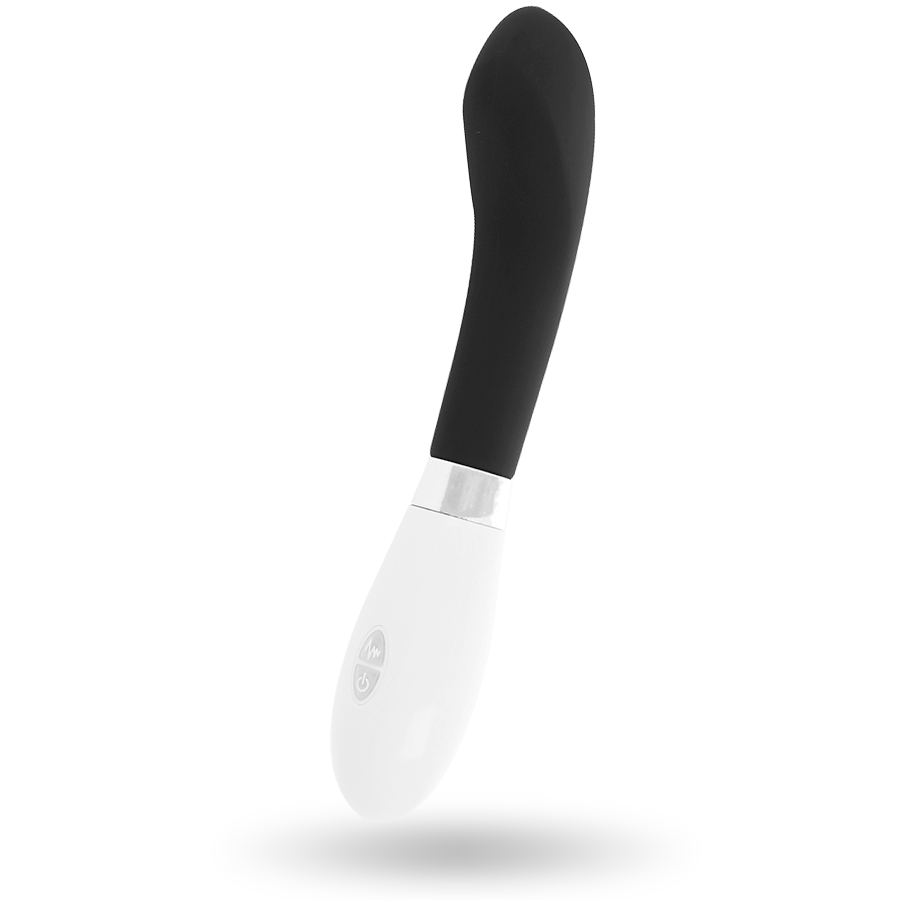 John Vibrator Nero – Massaggiatore curvo da 12 cm, 10 modalità