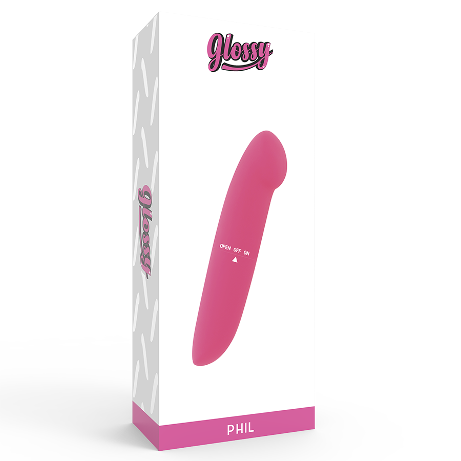 Vibratore Phil Rosa – Stimolatore del Punto G da Viaggio da 13 cm