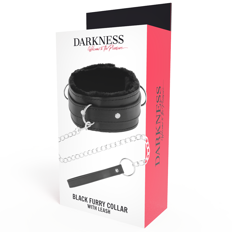 DARKNESS - COLLANA POSTURA COMODA CON CATENA IN PELLE