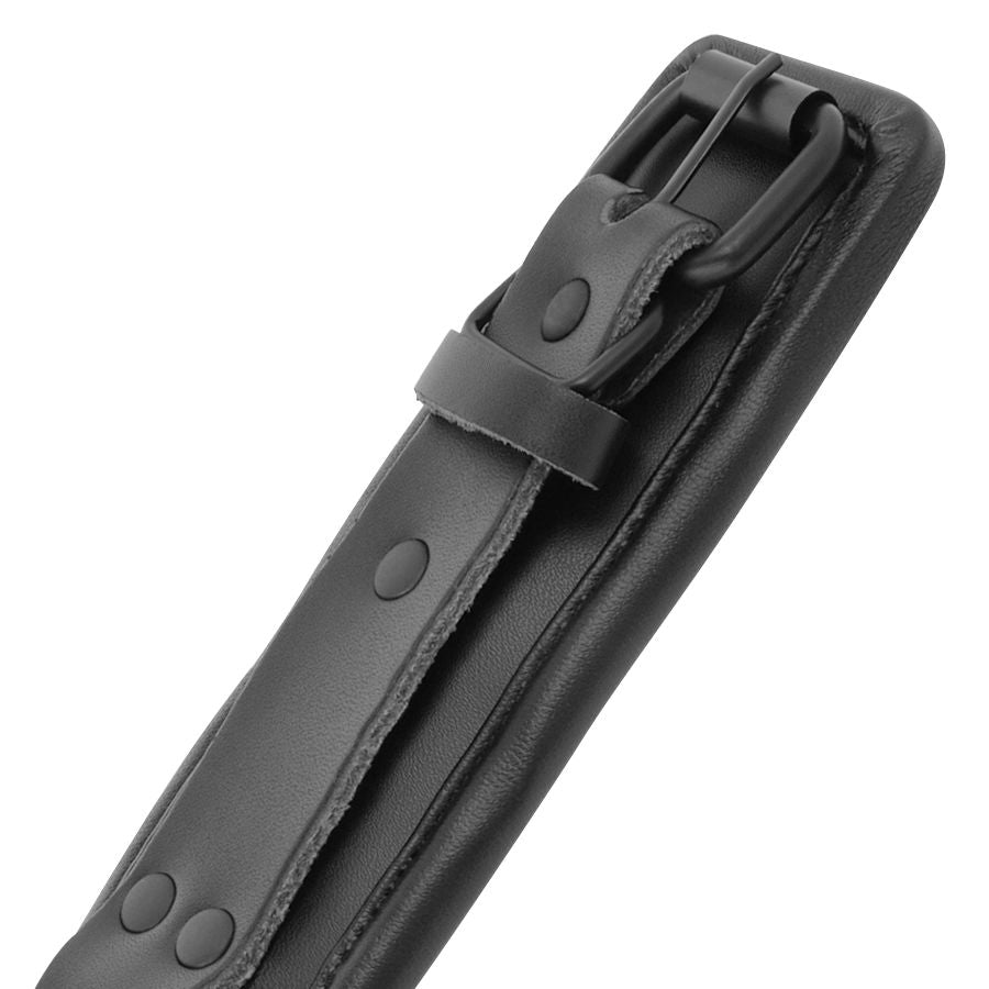 OSCURITÀ - MANETTE E COLLARE IN PELLE NERA