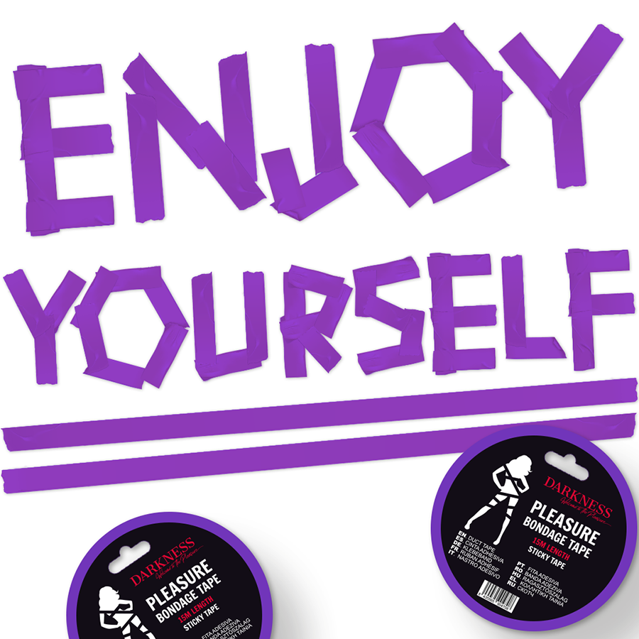 DARKNESS - NASTRO ADESIVO LILLA BONDAGE 15M