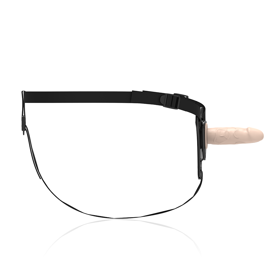 Imbracatura + Dildo Realistico in Silicone 12,5 cm | Cintura Elastica, Taglia Unica – Fetish Submissive