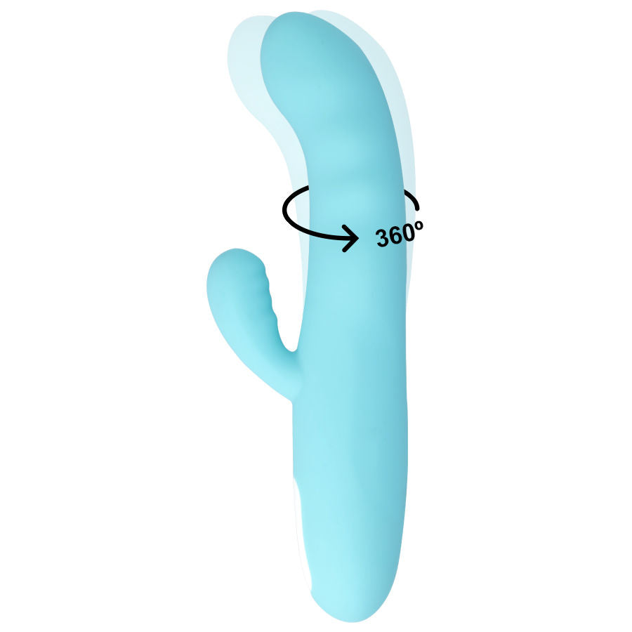 Vibratore a forma di coniglio in silicone Eiffel – 20,7 cm – MIA