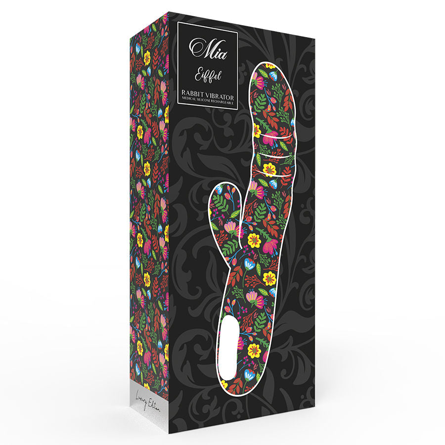 Vibratore a forma di coniglio in silicone Eiffel – 20,7 cm – MIA