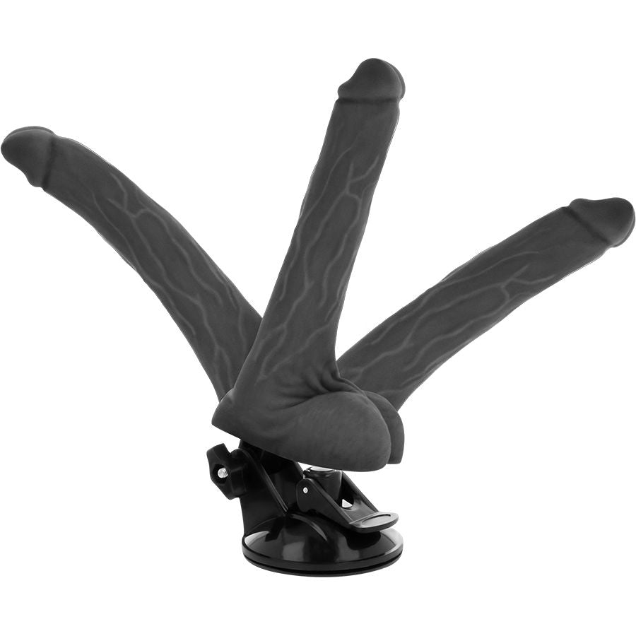 BASECOCK - TELECOMANDO ARTICOLABILE REALISTICO NERO 18,5 CM -O- 4 CM