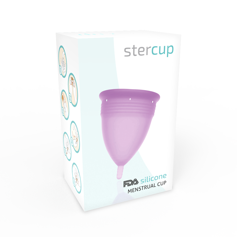 Coppetta mestruale in silicone FDA viola – Taglia S (15 ml) | STERCUP