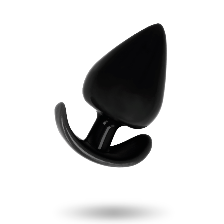 Plug anale 6,5 cm x 3,5 cm TPR sicuro per il corpo