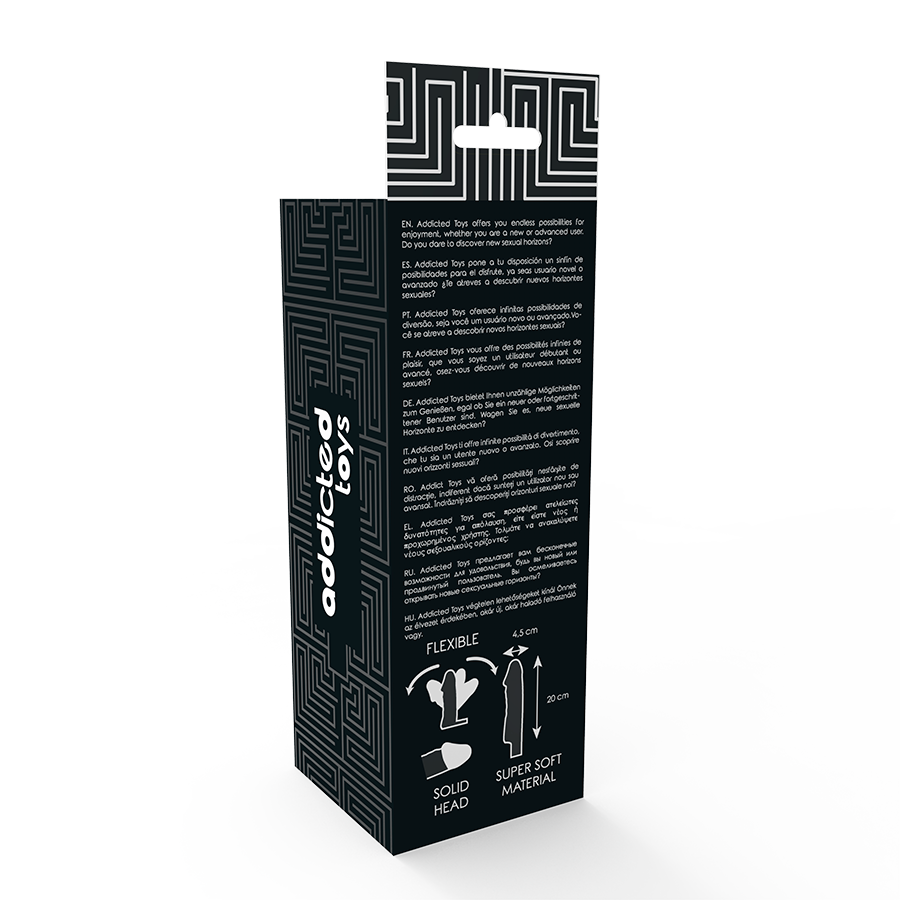 ADDICTED TOYS - ESTENSIONE PER DONG NERO